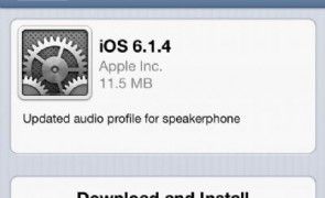 Aggiornamento iOS 6.1.4 di Apple per il suo iPhone 5