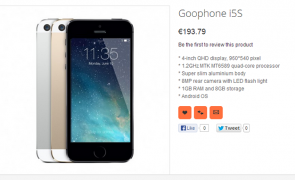 l' iPhone 5C costa troppo?? ecco il suo clone, si chiama Goophone i5S