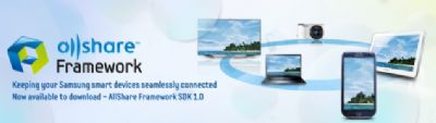 Samsung ha ufficialmente rilasciato l'AllShare Framework 1.0!!