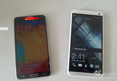 Ecco l' HTC One Max vicino al Note III di Samsung
