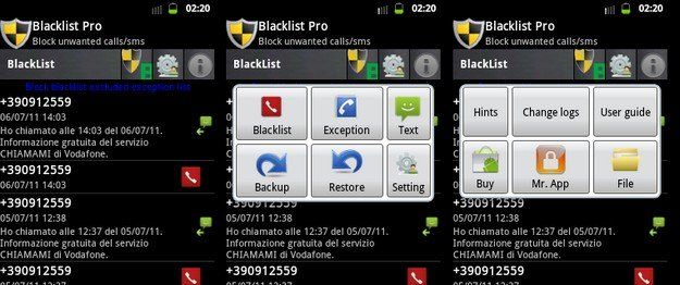 Android: bloccare chiamate e messaggi rapidamente