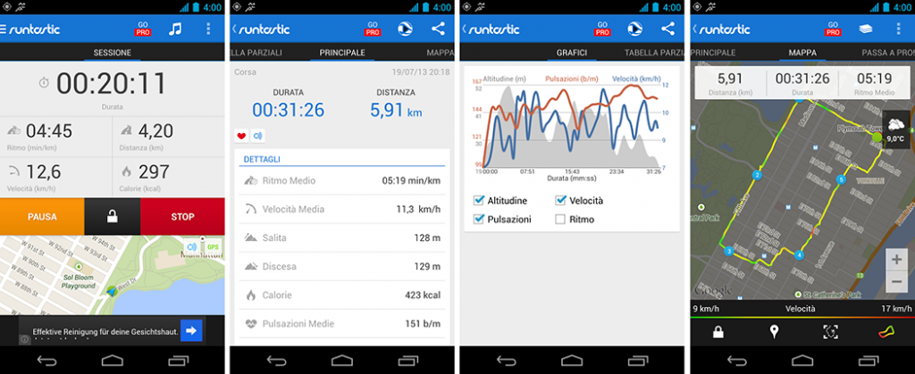 Android: fate attività fisica? eccovi un ottima applicazione