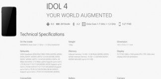 Specifiche Alcatel One Touch Idol 4