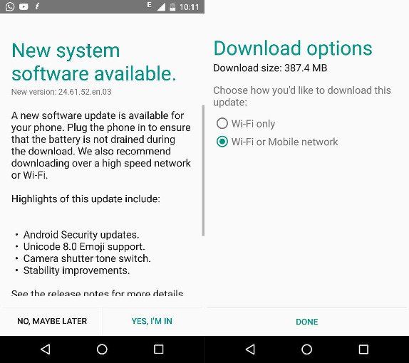 Aggiornamento Moto X Play Marshmallow 6.0.1