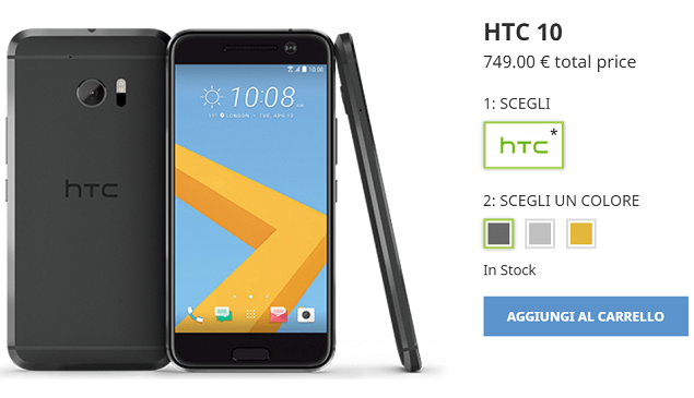 Prezzo HTC 10