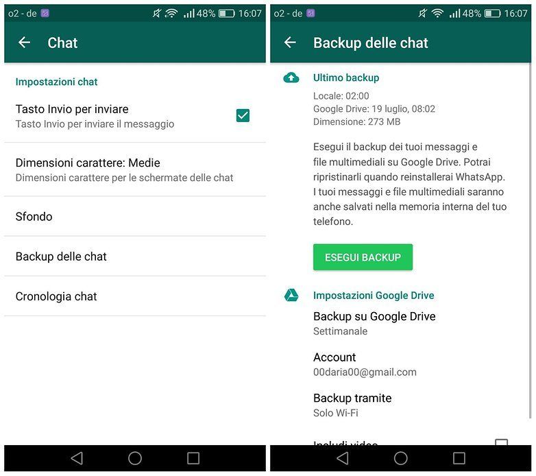 Come salvare conversazione WhatsApp su Pc