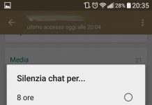 Come silenziare contatto Whatsapp senza bloccarlo