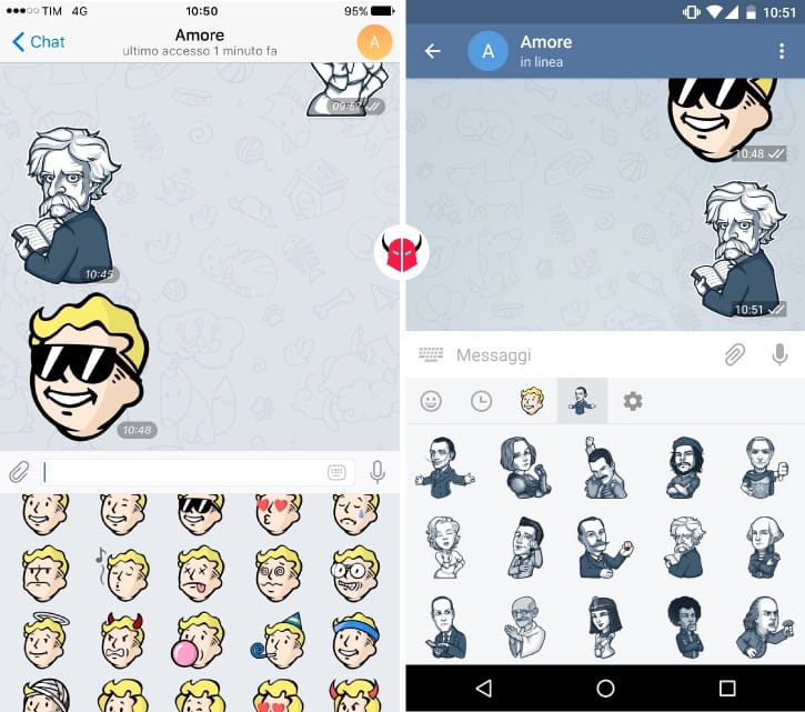 Come aggiungere stickers su Telegram