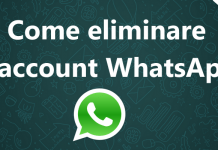 Come eliminare account Whatsapp