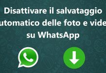 Come disabilitare il download automatico delle foto su Whatsapp