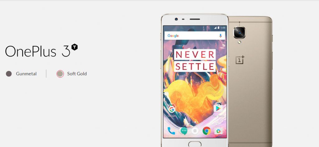 OnePlus 3T Soft Gold