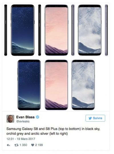 Colorazioni Galaxy S8