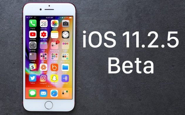 Beta 5 di iOS 11.2.5