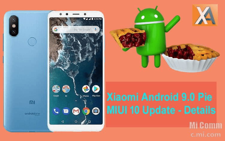 Android 9 Pie per smartphone Xiaomi