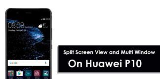 Come dividere lo schermo in due con un gesto su Huawei P10 Lite