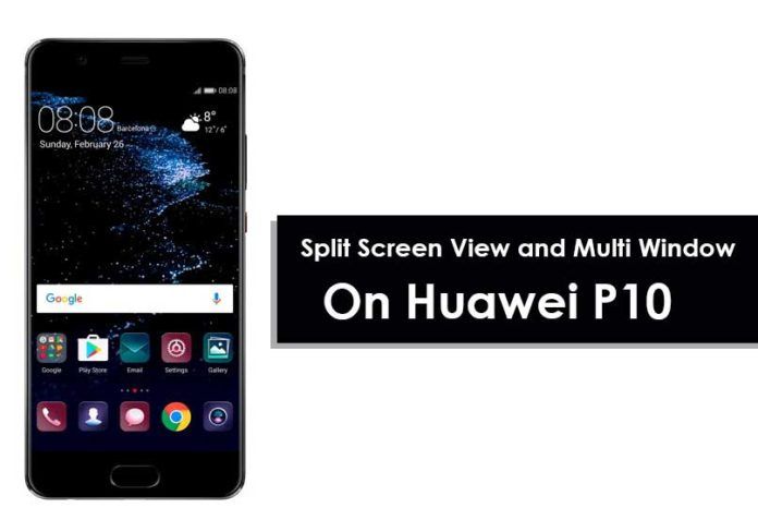 Come dividere lo schermo in due con un gesto su Huawei P10 Lite