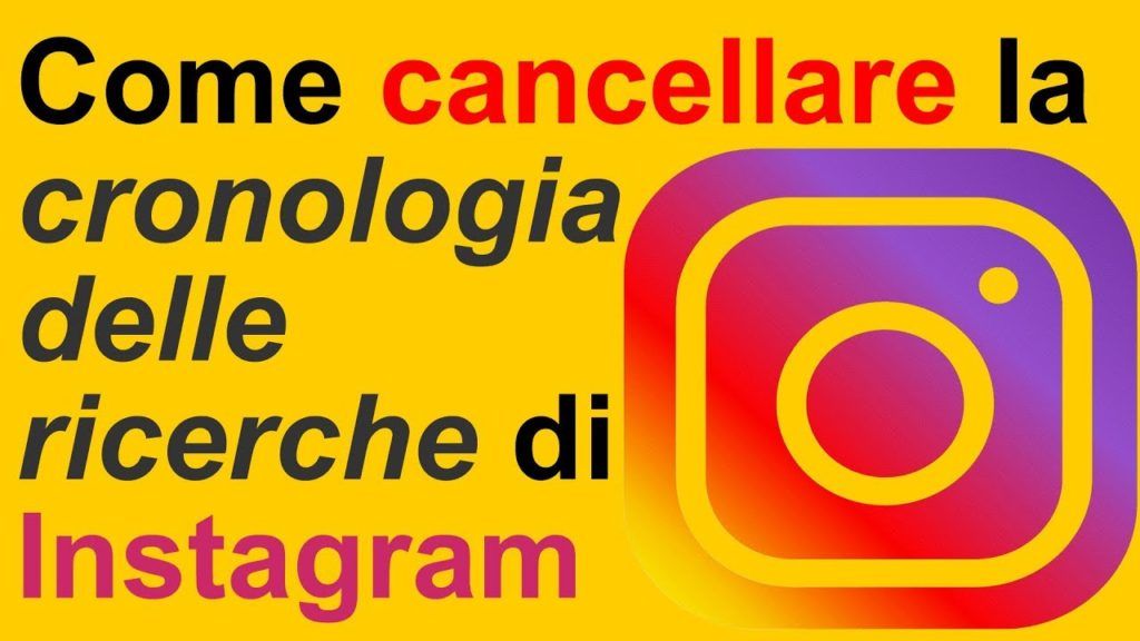 Come eliminare definitivamente la cronologia delle ricerche Instagram