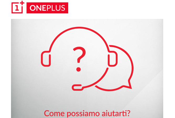 Come contattare OnePlus via chat