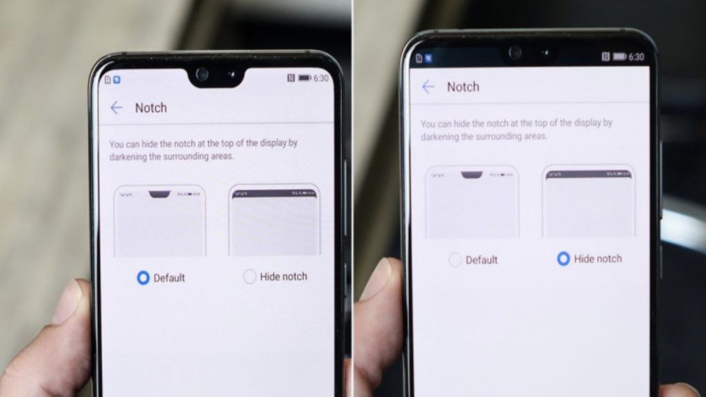 Come eliminare il notch su Huawei P20