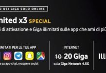 Vodafone Unlimited x3 Special