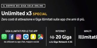 Vodafone Unlimited x3 Special