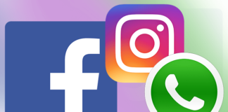 Facebook, Whatsapp ed Instagram