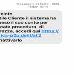 Nuova truffa sms