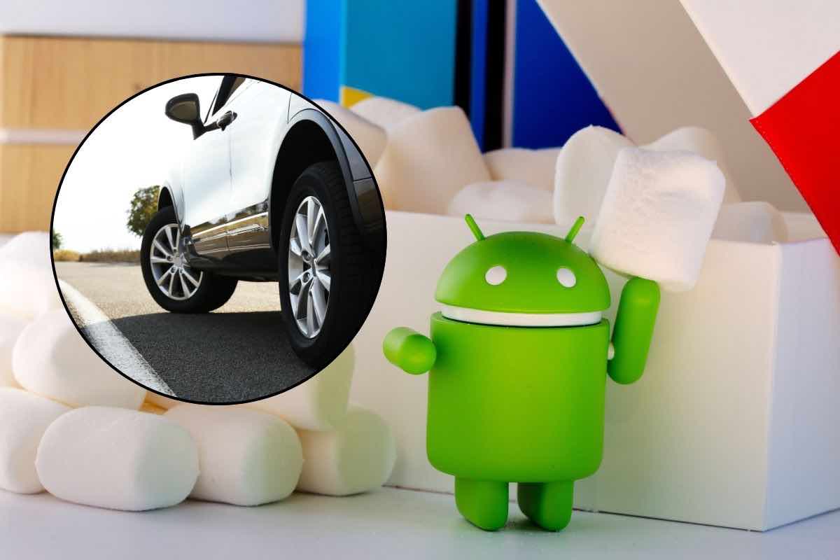 Android logo e auto