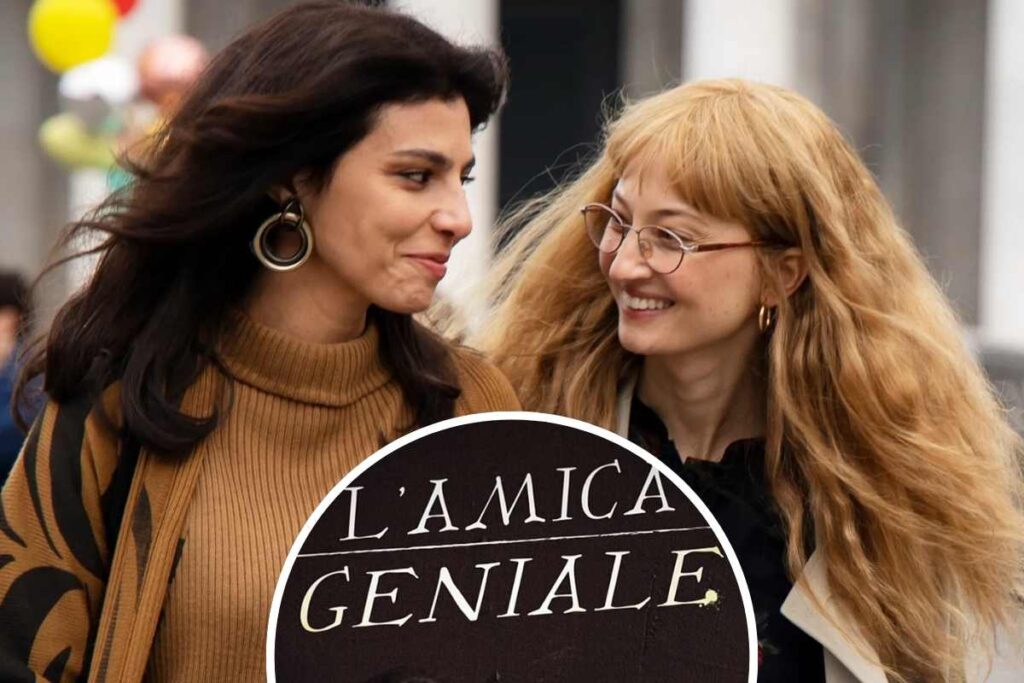 elena e lenù e logo l'amica geniale